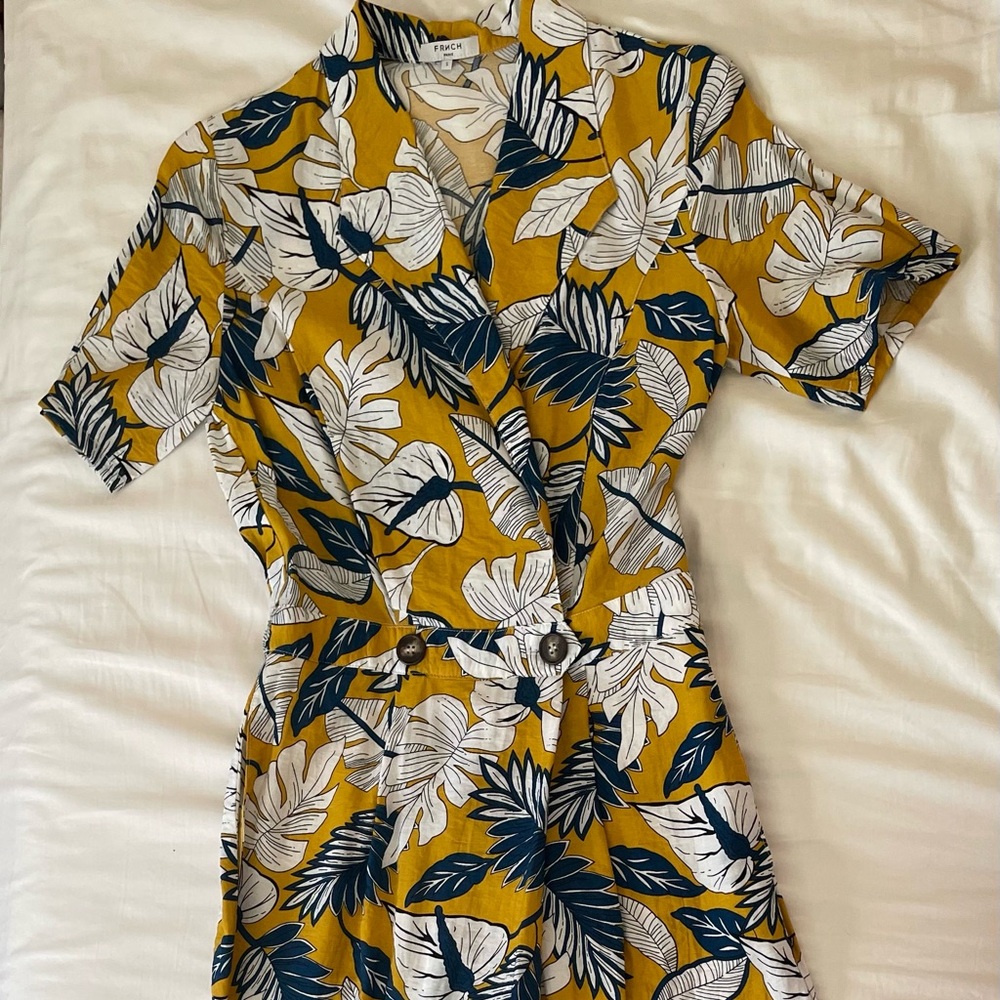 FRNCH Paris- Jumpsuit- Sz Small- Length- 53 inches